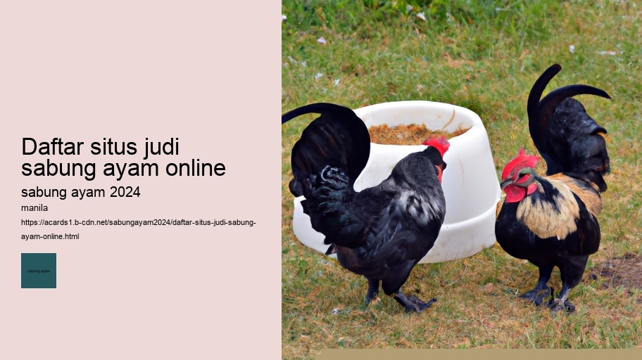 daftar situs judi sabung ayam online