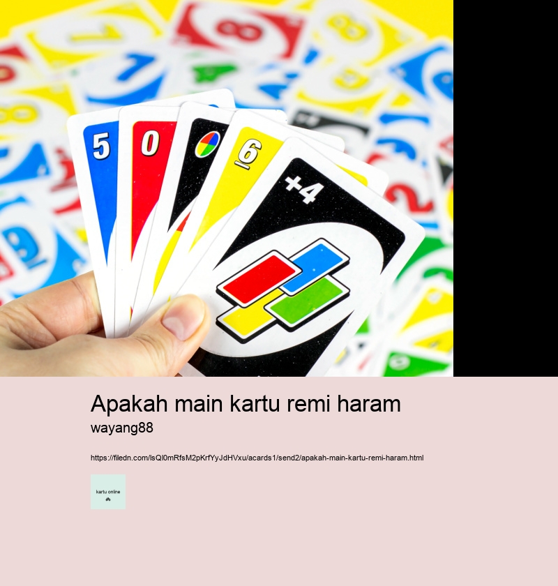 foto lucu main kartu