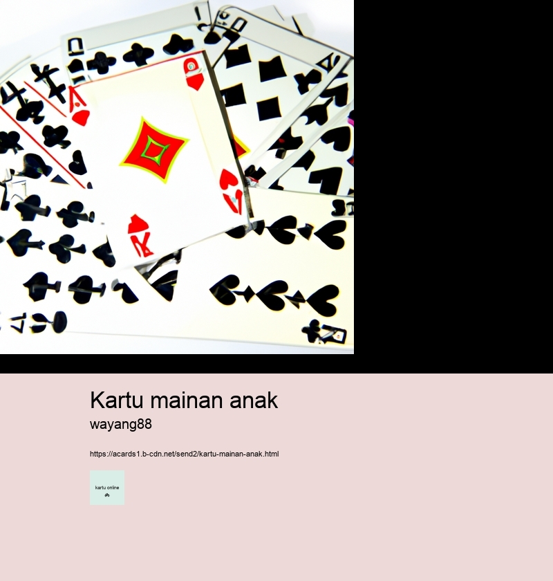 kartu mainan anak